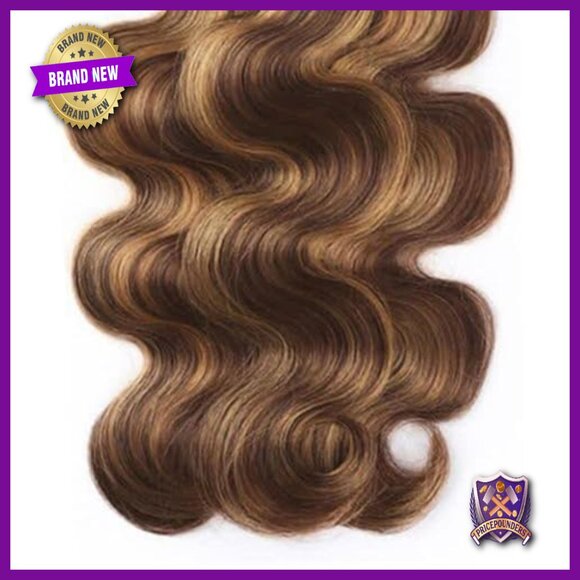 Brazilian Virgin Human Hair Extensions 3 Bundles Body Wave 10-14 Inch